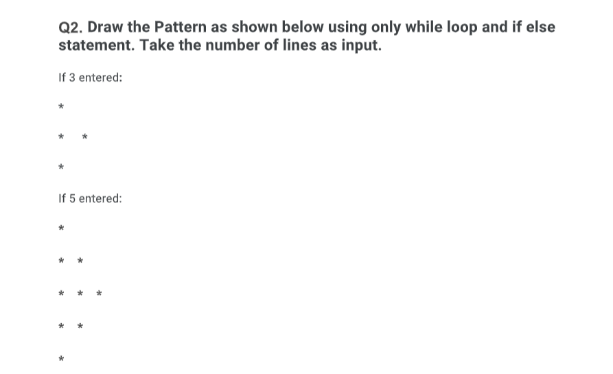 Solved write a ubuntu shell script for the pattern using if | Chegg.com