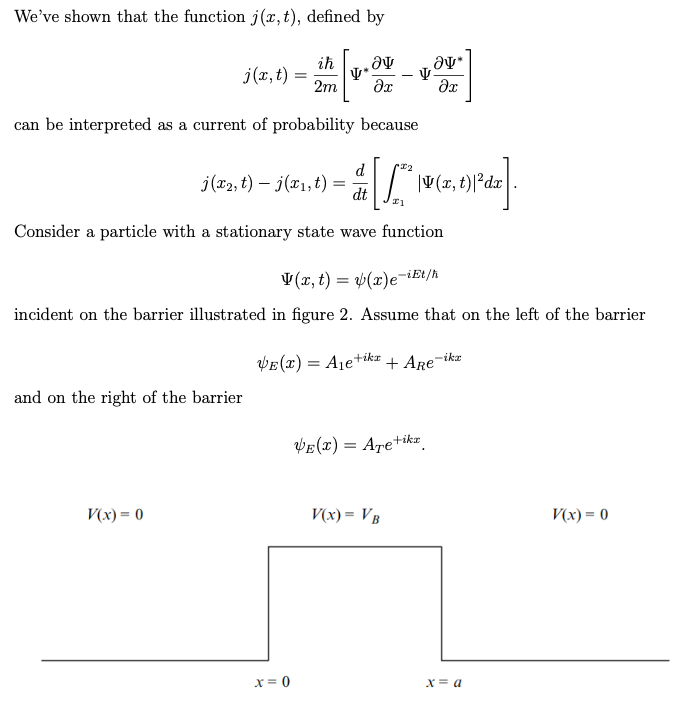 Solved We Ve Shown That The Function J X T Defined By Chegg Com