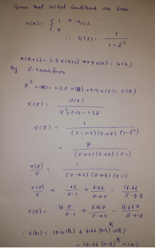 Solved Problem B-2-16 Find The Solution Of The Following | Chegg.com