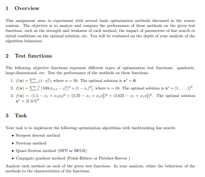 Steepest Descent Method - an overview