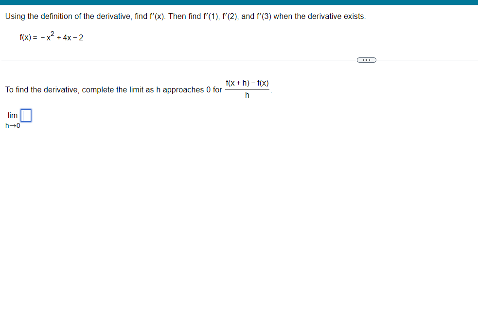 Solved Using The Definition Of The Derivative Find F′ X