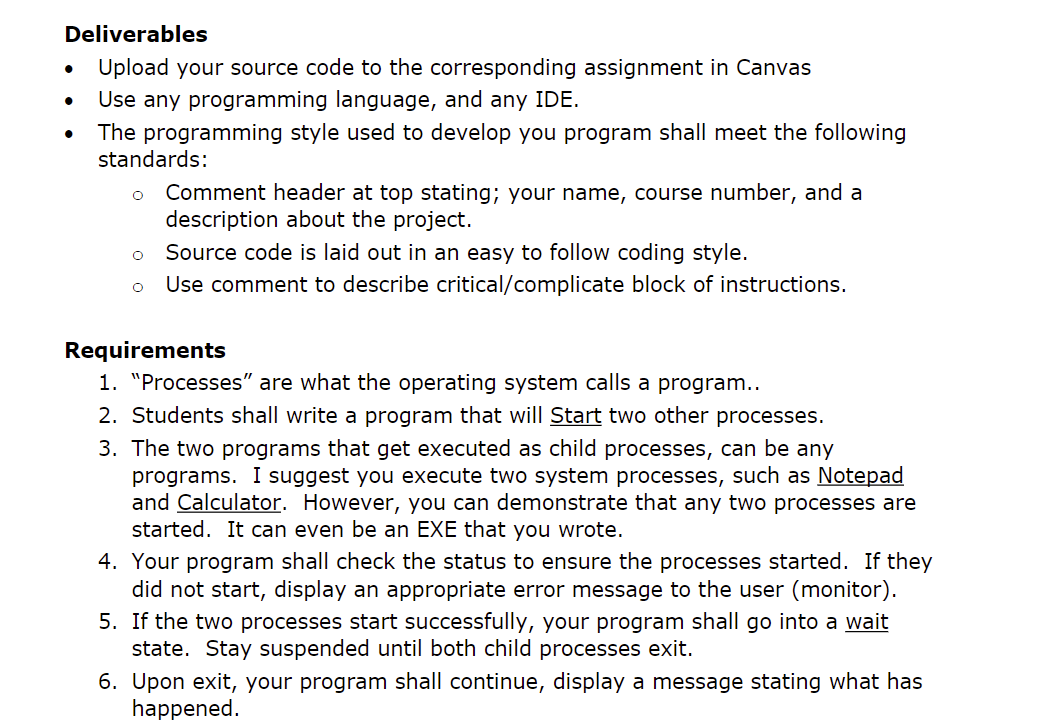 . Deliverables Upload your source code to the | Chegg.com