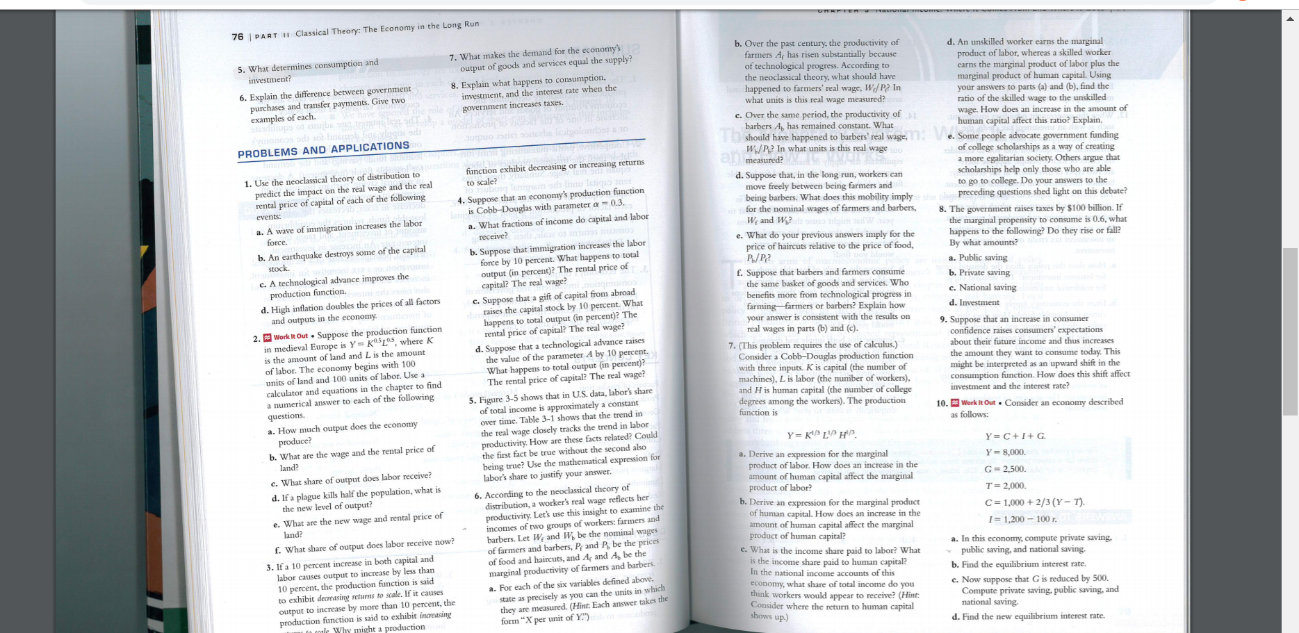 Chapter 3 Questions Problems and Applications: 2, 8*, | Chegg.com