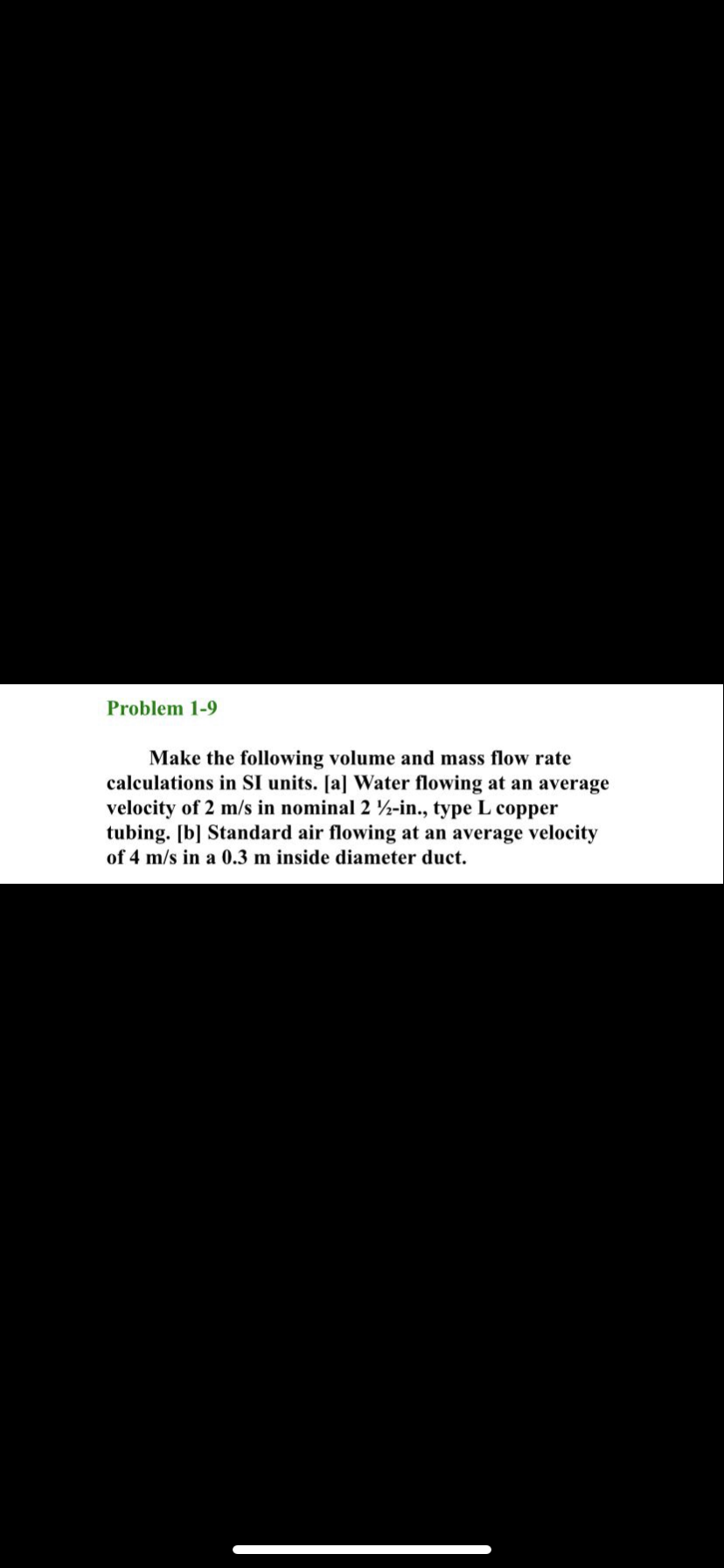 Solved Problem 1-9 Make the following volume and mass flow | Chegg.com