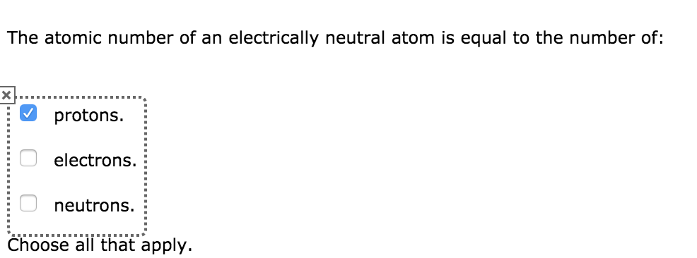in a neutral atom atomic number z is equal to