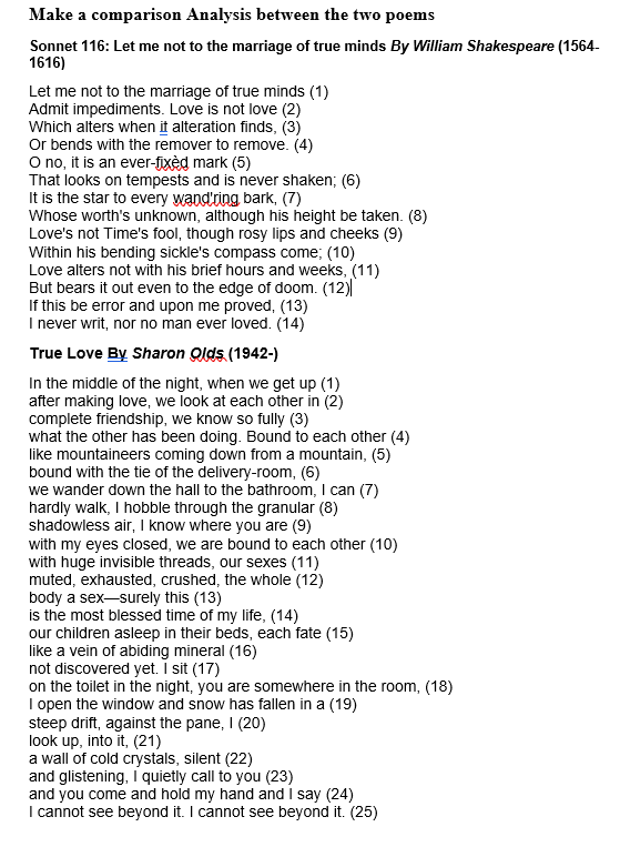 sonnet 116 poem analysis