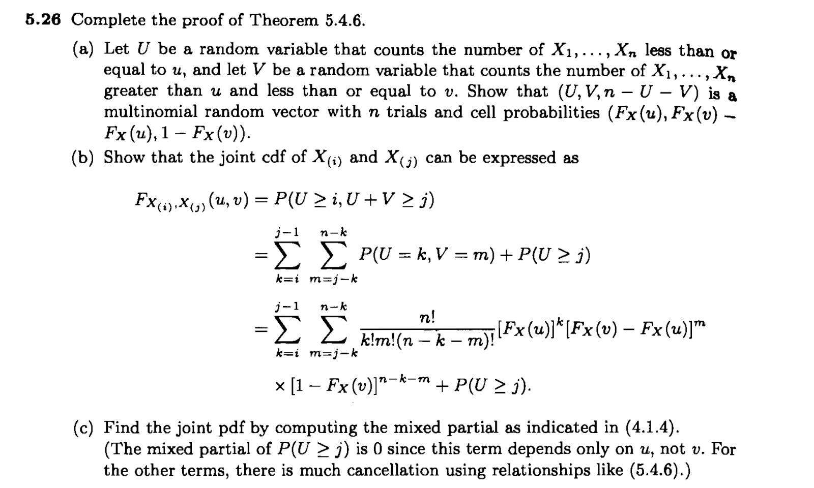 X 5 26 Complete The Proof Of Theorem 5 4 6 A Chegg Com