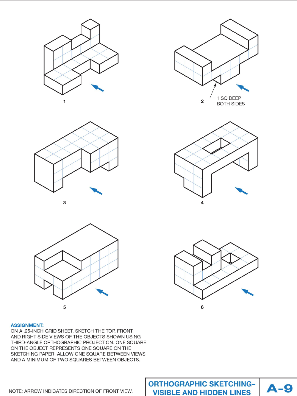 Solved U 2 1 SQ DEEP BOTH SIDES 3 4 5 6 ASSIGNMENT: ON | Chegg.com