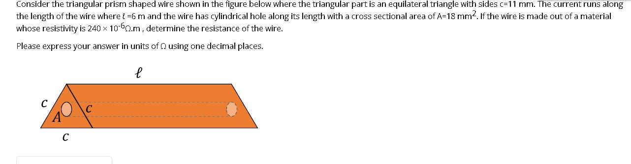Solved Consider the triangular prism shaped wire shown in | Chegg.com