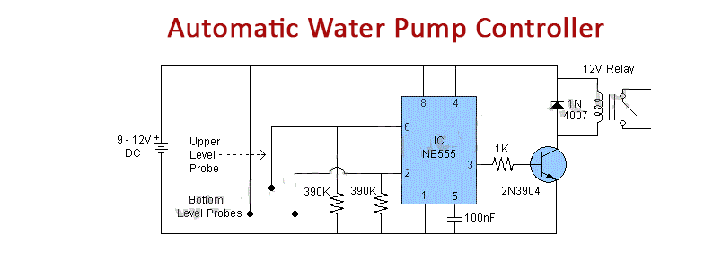 Solved This is the circuit of an Automatic Water Pump Circuit Diagram