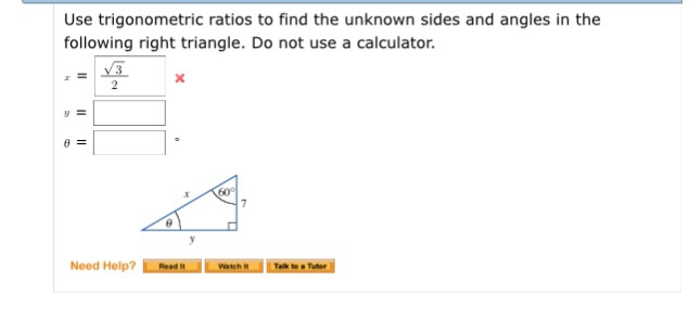 Solved Use trigonometric ratios to find the unknown sides | Chegg.com