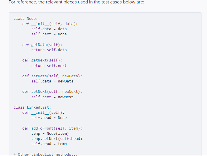 Solved In the space below, write a Python method in the | Chegg.com