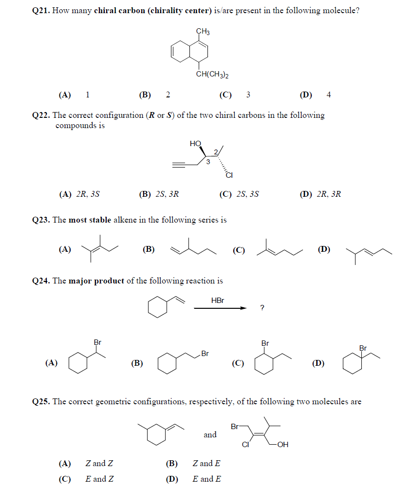 How Many Chiral Atoms Have The (r) ﻿configuration In 