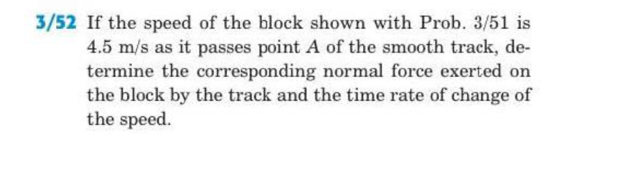 Solved B P = 2.4 M 30° Problem 3/51 3/52 If The Speed Of The | Chegg.com