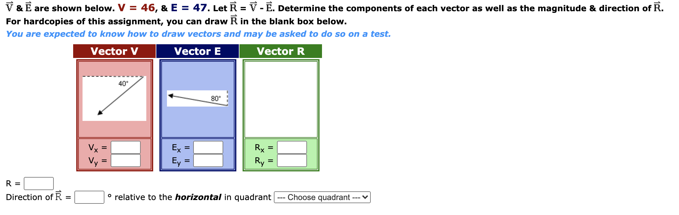 Solved V E Are Shown Below V 46 E 47 Let V Chegg Com