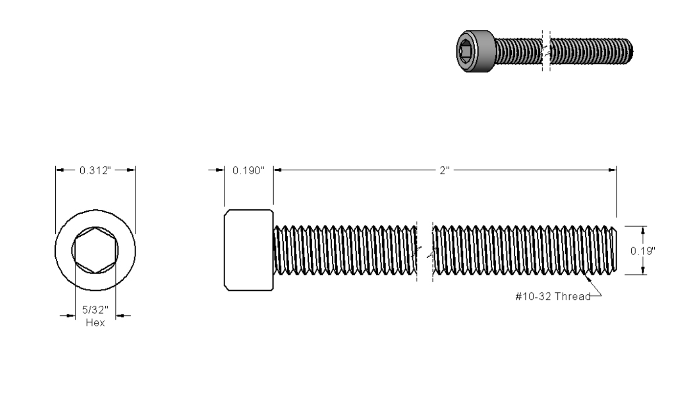 Solved 2- Model the following bolt and prepare a detail | Chegg.com