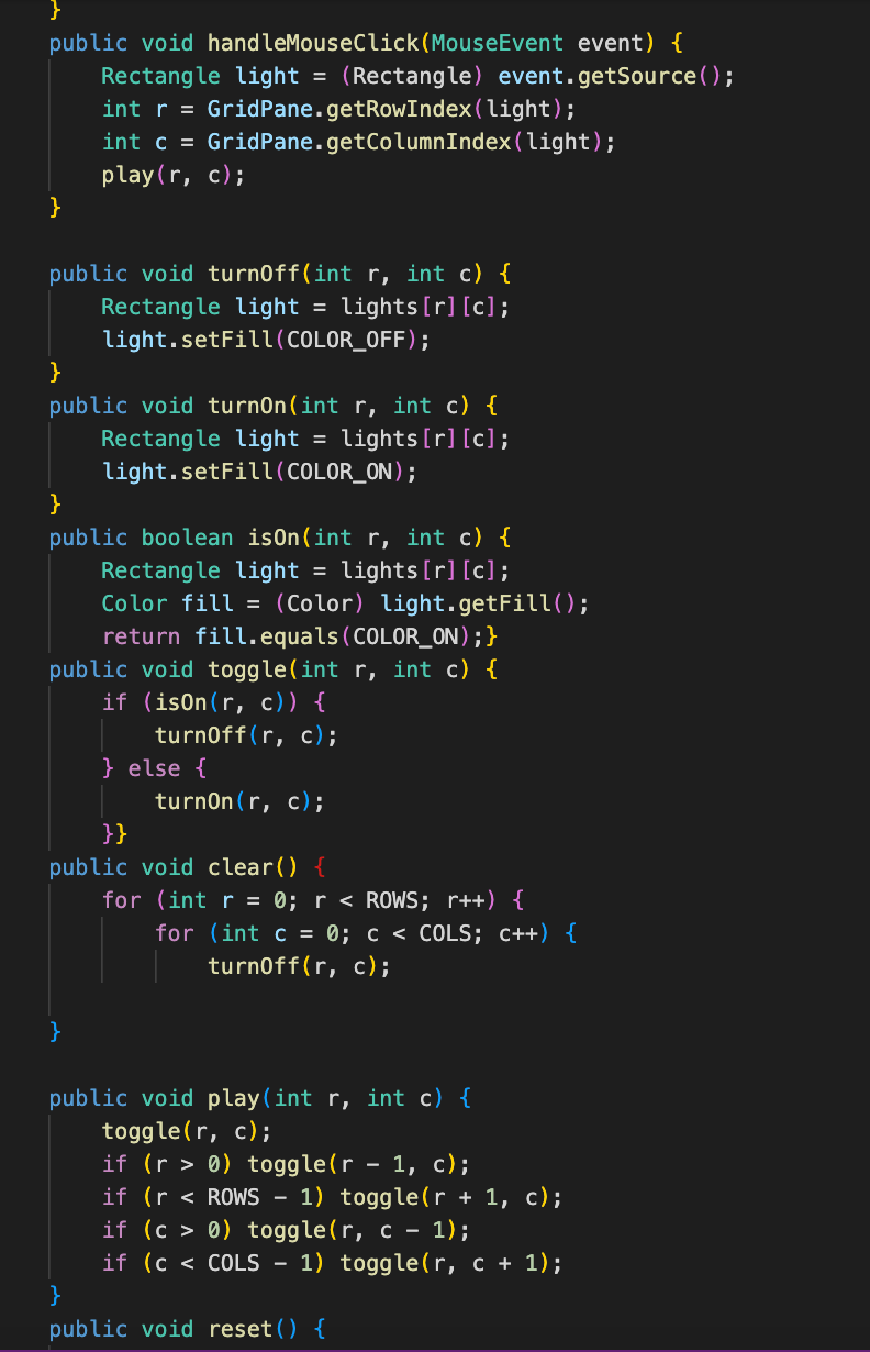 Solved Error in this code what is the issue? 5x5 grid 25 | Chegg.com