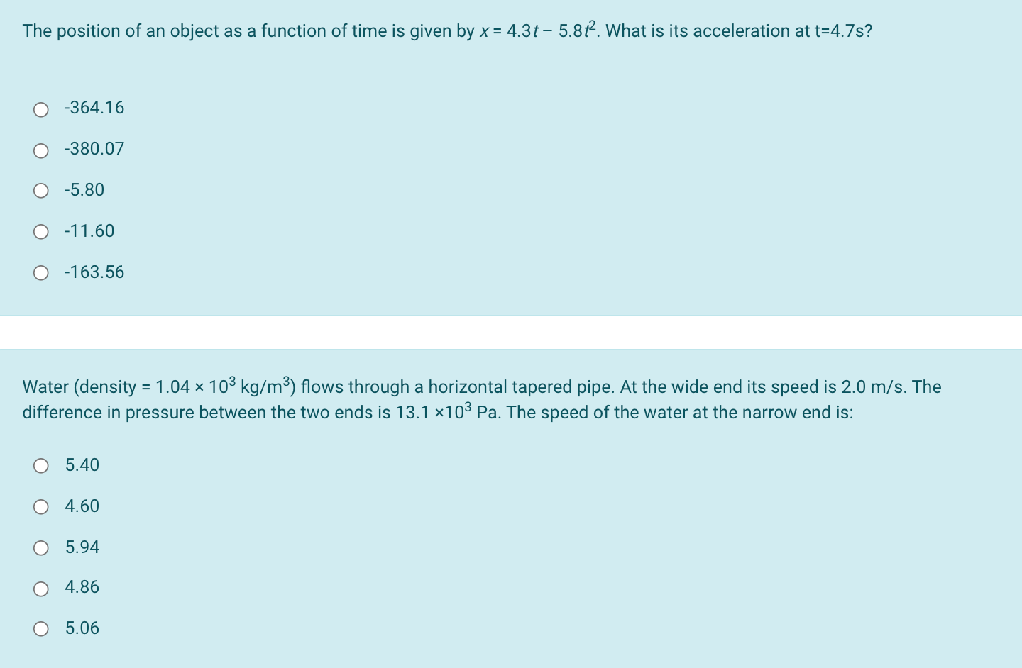 Solved The position of an object as a function of time is | Chegg.com