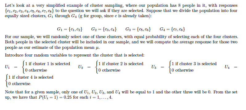 Let's look at a very simplified example of cluster | Chegg.com