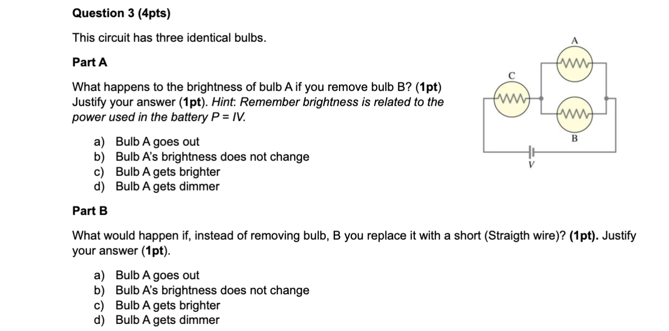 Solved For Part A, I Answered C (I Reasoned That The Gap | Chegg.com