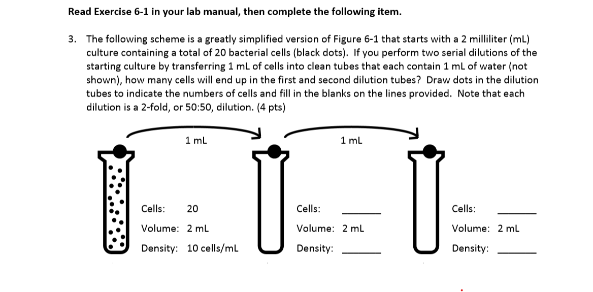 Solved EXERCISE Standard Plate Count (Viable Count) 61