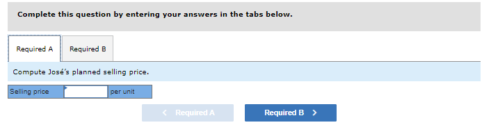 Solved QS 23-17 (Algo) Pricing Using Total Cost LO P6 José | Chegg.com