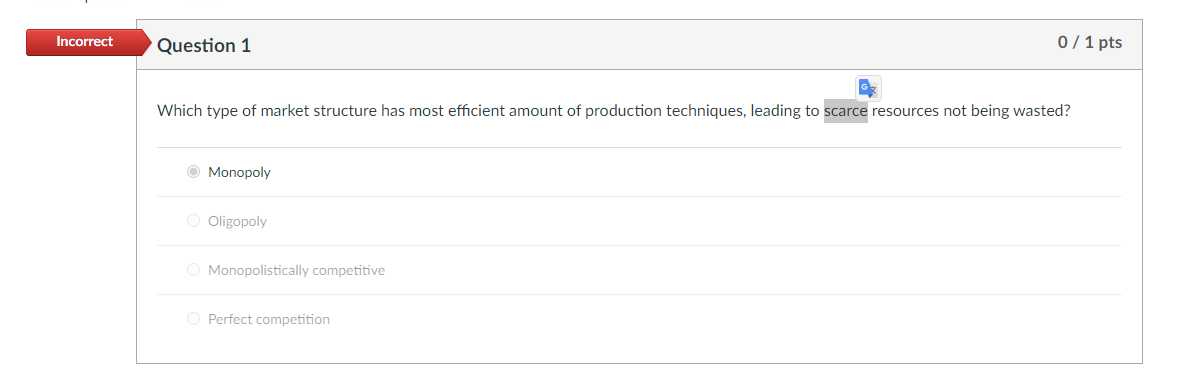 Solved Incorrect Question 9 0/1 pts Suppose that a | Chegg.com