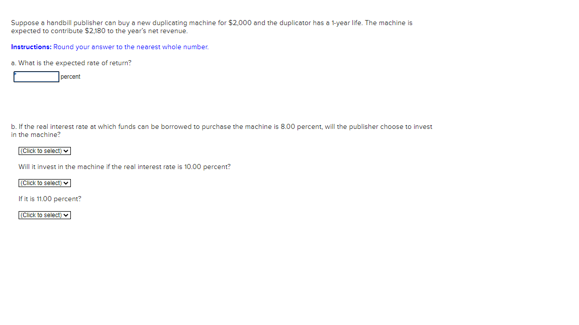 Solved Suppose a handbill publisher can buy a new