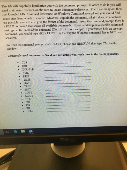 Solved This lab will hopefully familiarize you with the | Chegg.com