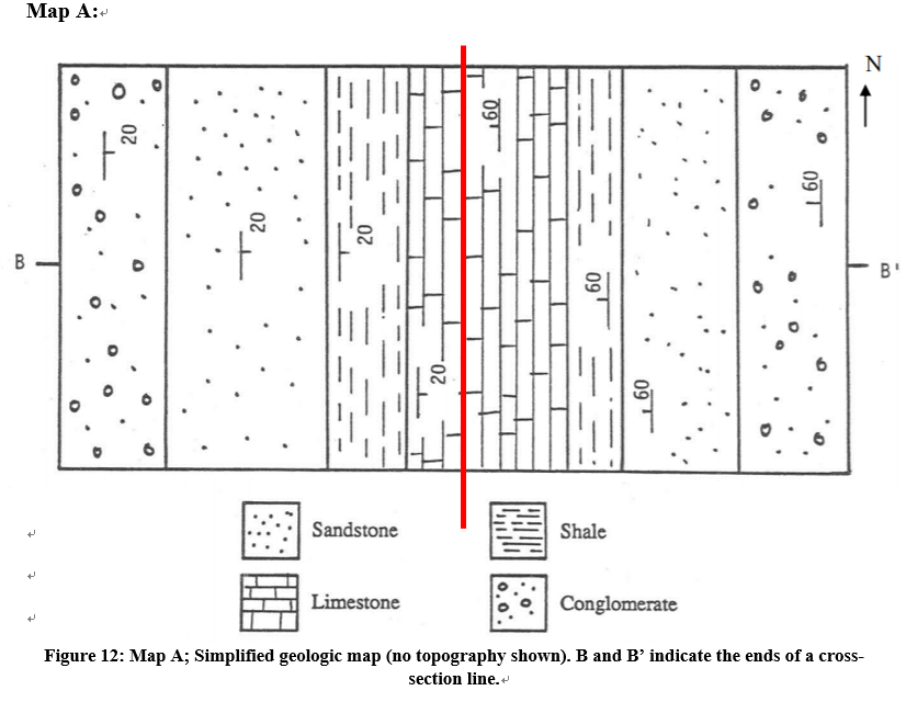 Solved Answer the following questions based on Map B (Fig. | Chegg.com