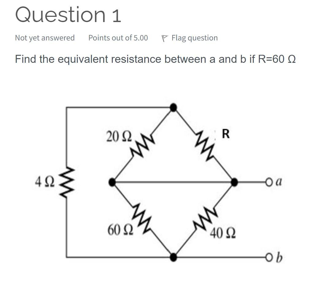 Solved Find The Equivalent Resistance Between A And B | Chegg.com