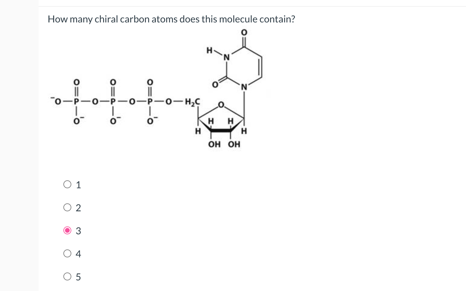 Solved How many chiral carbon atoms does this molecule | Chegg.com