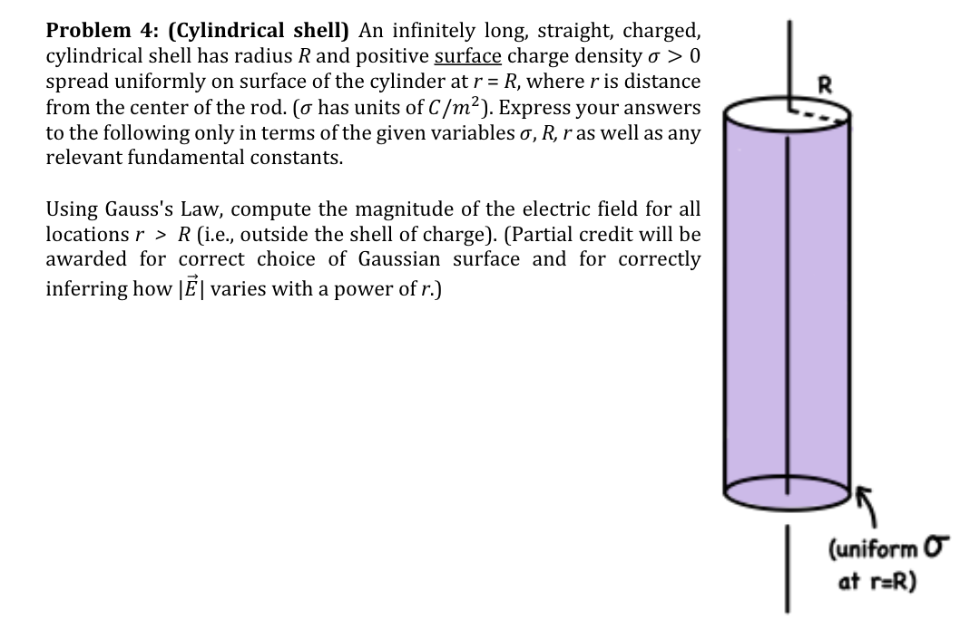 [Solved]: Using Gauss's Law, Compute The Magnitude Of Th