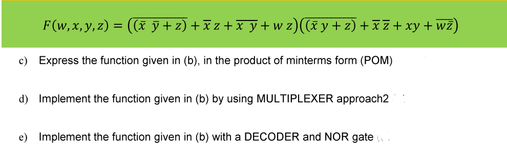 Solved F W X Y Z 7 U Z A Z X Y W Z 7y Z 7 Chegg Com