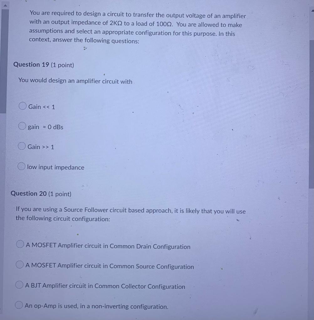 Solved You are required to design a circuit to transfer the | Chegg.com
