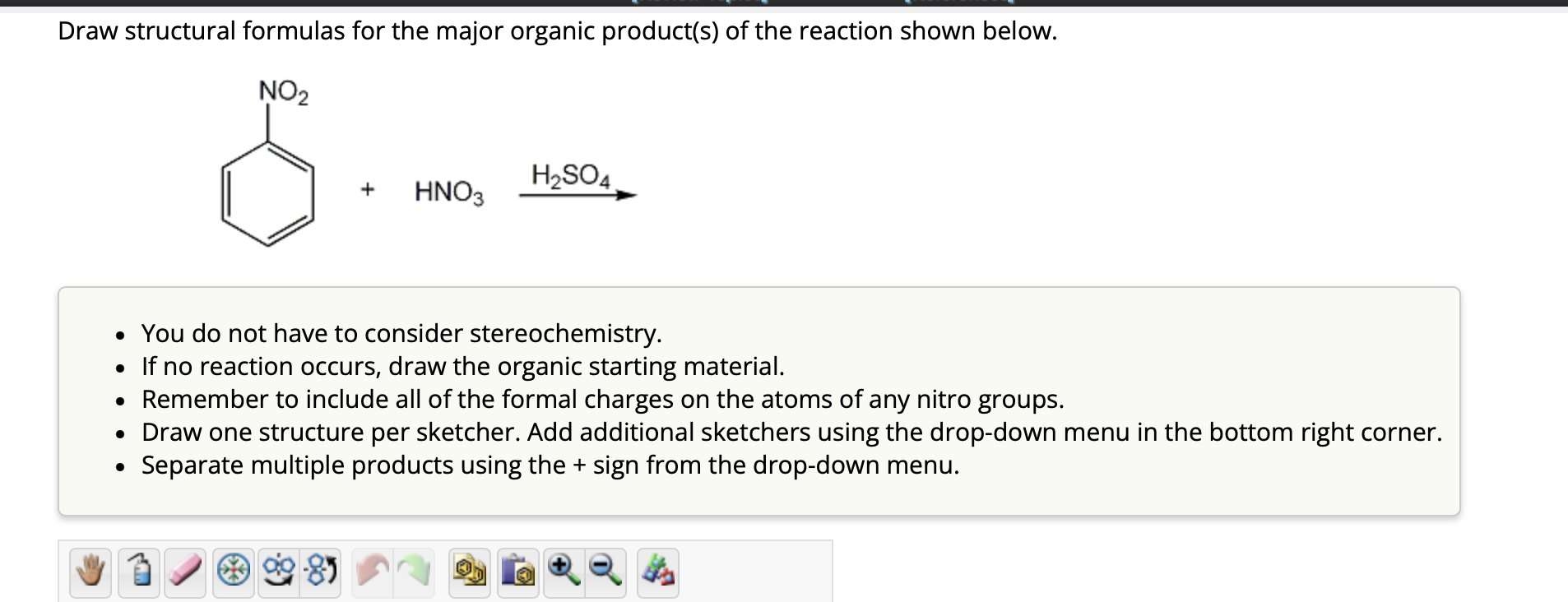 Solved Draw Structural Formulas For The Major Organic