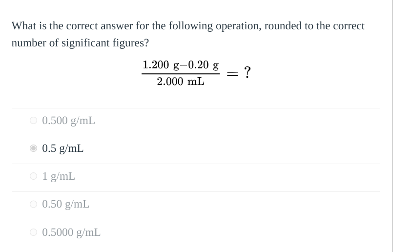 Solved I Got This Wrong It Is Not 0 5 G ML And Would Like A Chegg Com   Php2NFFqs