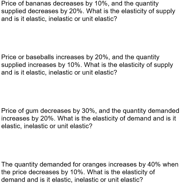 Solved Price of bananas decreases by 10, and the quantity