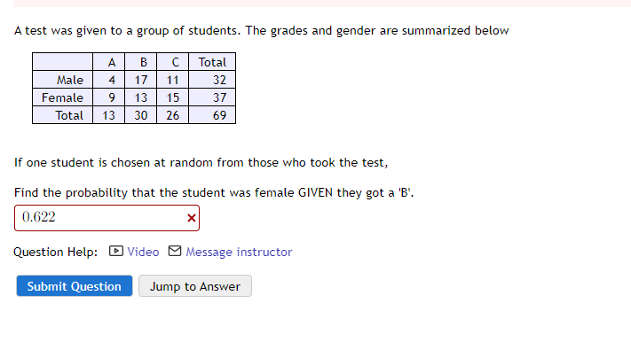 Solved A Test Was Given To A Group Of Students. The Grades | Chegg.com