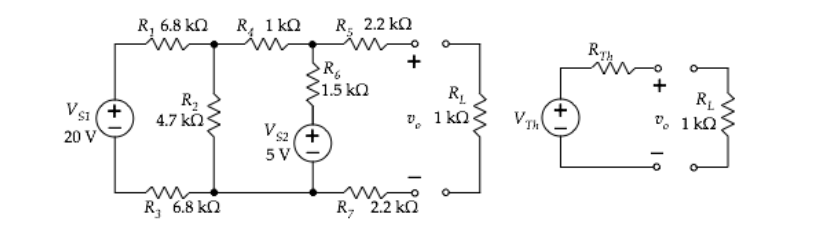 Solved I am working on calculating the Thevenin equivalent | Chegg.com