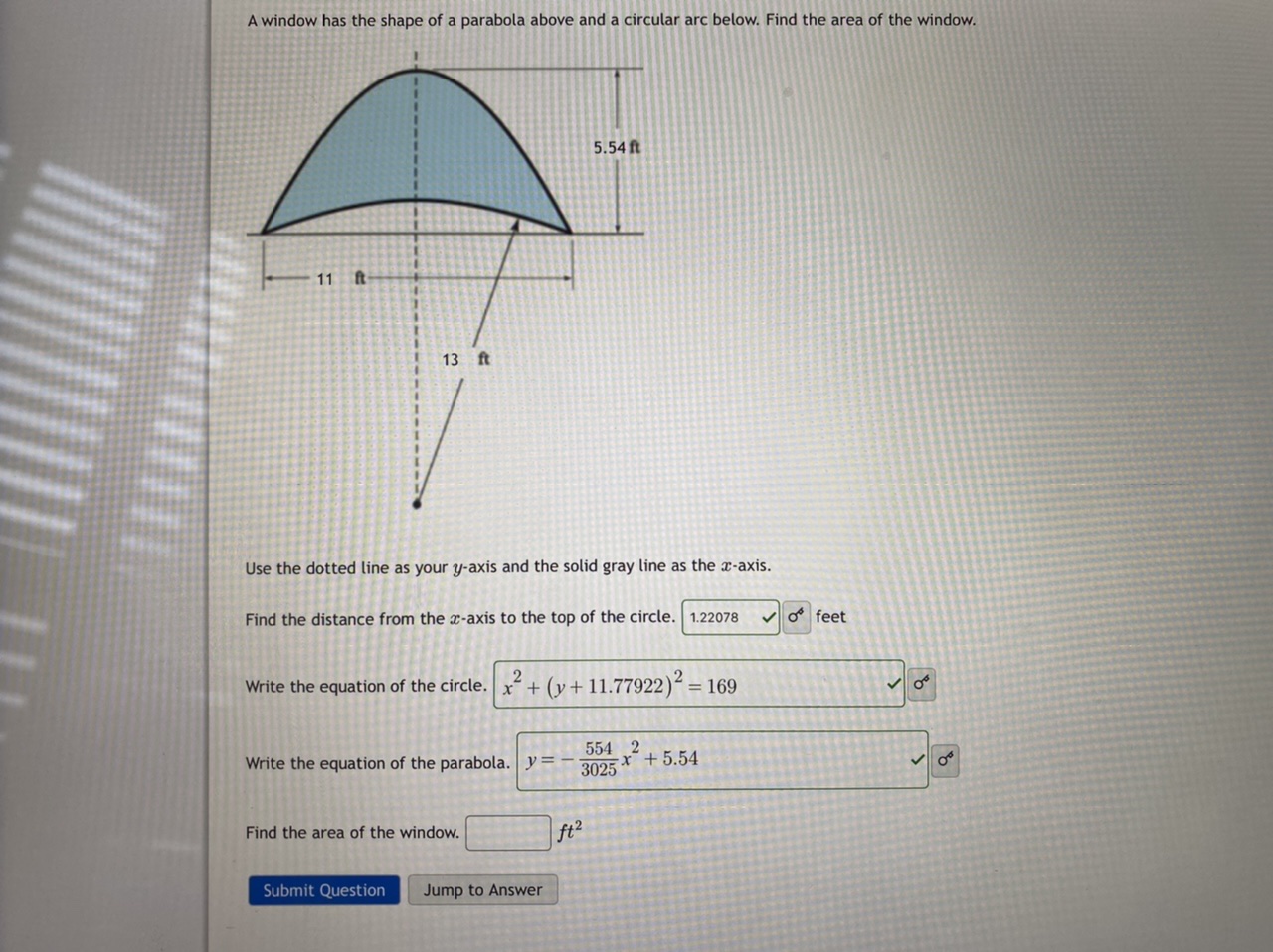 Solved Use the dotted line as your y-axis and the solid gray | Chegg.com