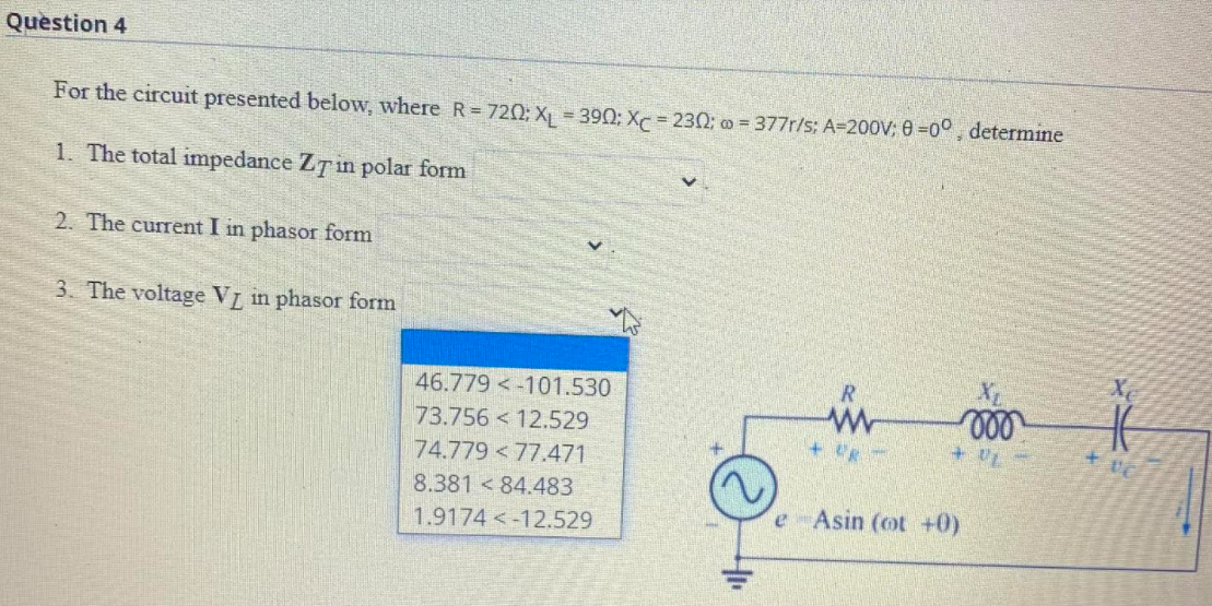 Solved Question 4 For The Circuit Presented Below, Where | Chegg.com