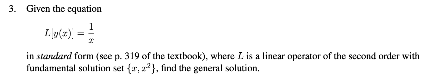 Solved Ordinary Differential Equations Problem. Please Show | Chegg.com