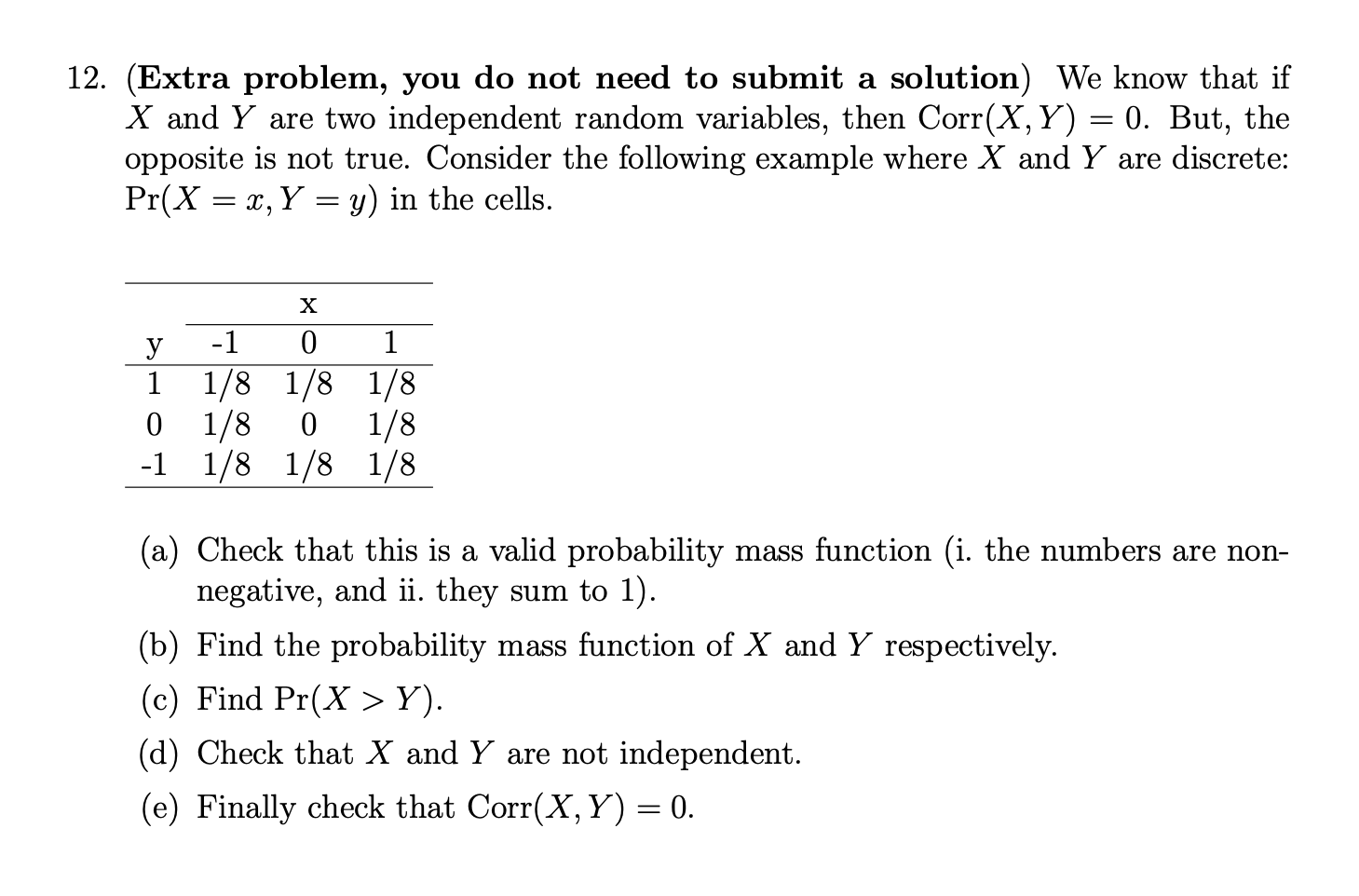 Solved 2. (Extra problem, you do not need to submit a | Chegg.com
