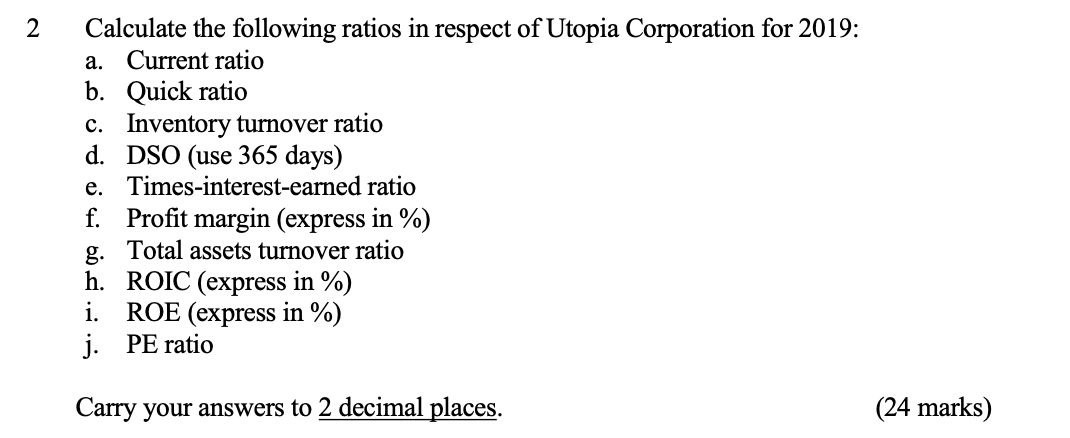 Solved Question 1 53 Marks Given Below Are Comparative Chegg