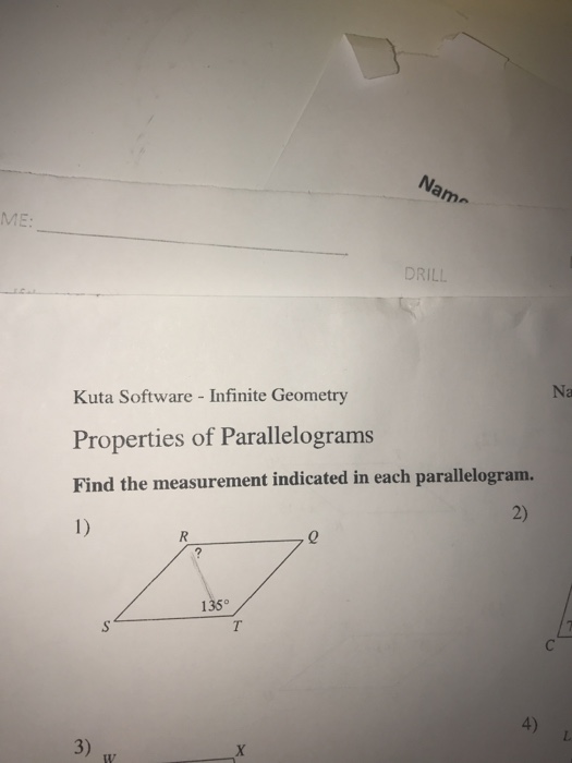 Solved DRILL Kuta Software Infinite Geometry Properties of Chegg com