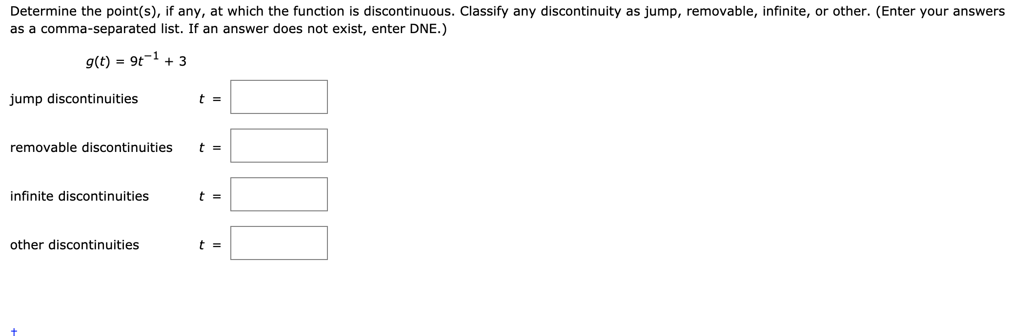 Solved Determine the point(s), if any, at which the function | Chegg.com
