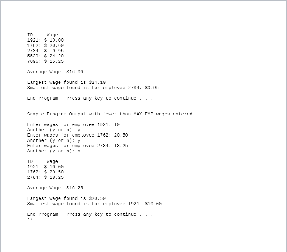 Solved /* Homework Lab 33 Passing an array element to a | Chegg.com