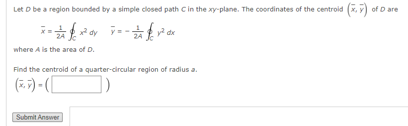 Solved Let D be a region bounded by a simple closed path C | Chegg.com
