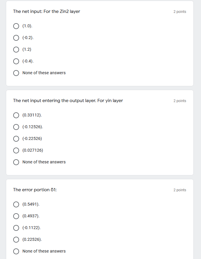 Solved Q37 [10 Marks): To find the new weights, using a | Chegg.com